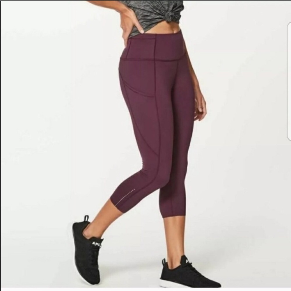 Lululemon Athletica Fast and Free Crop